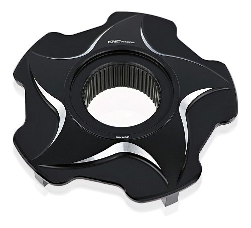 CNC Racing Flangia portacorona, Bicolor, nero-argento - MV