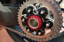 CNC Racing Flangia portacorona, 6 fori, nero - Ducati