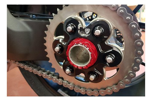 CNC Racing Rear sprocket flange, 6 holes, Titanium - Ducati