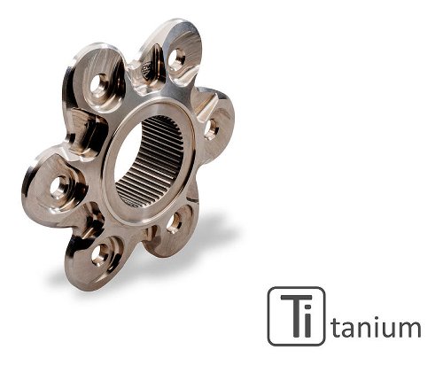 CNC Racing Rear sprocket flange, 6 holes, Titanium - Ducati
