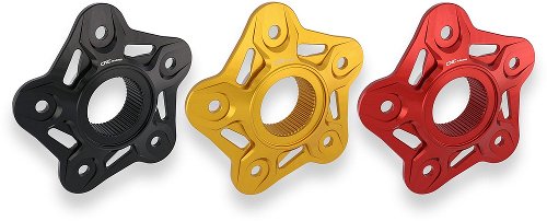 Brida de piñón CNC Racing, 5 agujeros, negro - MV Agusta