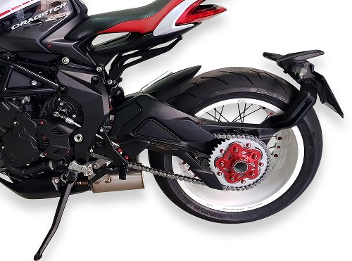 Brida de piñón CNC Racing, 5 agujeros, negro - MV Agusta