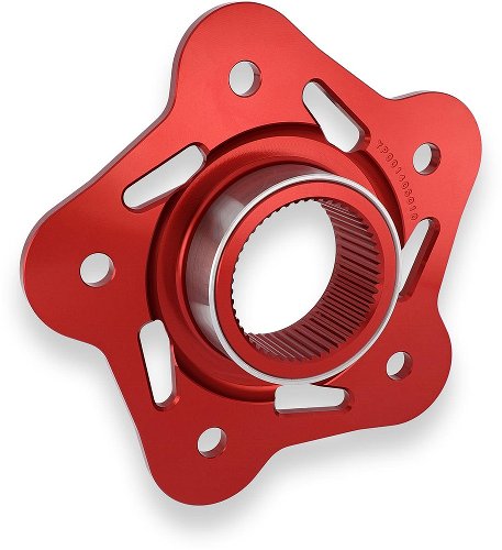 Brida de piñón CNC Racing, 5 agujeros, negro - MV Agusta