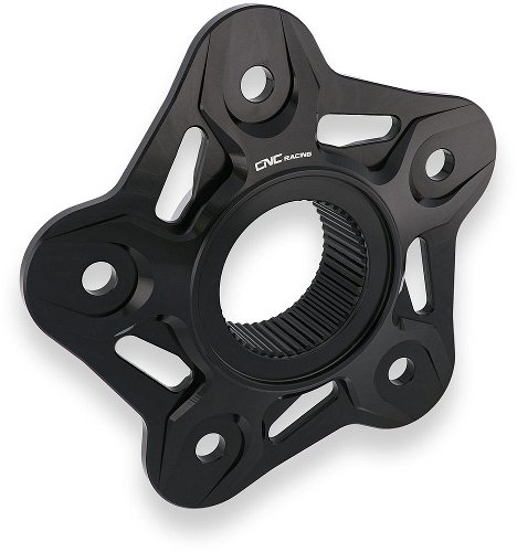Brida de piñón CNC Racing, 5 agujeros, negro - MV Agusta