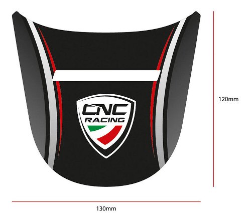 CNC Racing Tankpad, schwarz - Ducati Multistrada V4