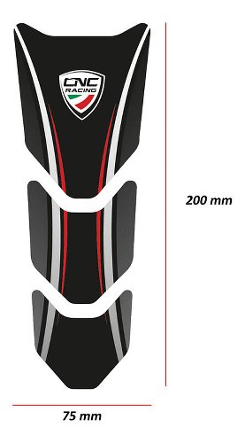 CNC Racing Tankpad, schwarz - Ducati Monster 937