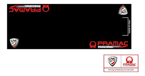 CNC Racing Motorrad Matte, 220x80cm, PRAMAC, schwarz
