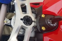 CNC Racing Lenkkopfmutter, schwarz - Ducati Panigale,