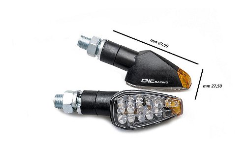 CNC Racing LED Turn Indicator, SKY, ØM10, approved,