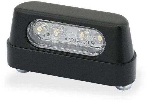 CNC Racing LED license plate light PRO, Aluminum, black -