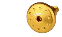 CNC Racing Ducati Fuel tank cap screws kit Alu (6 pcs) gold