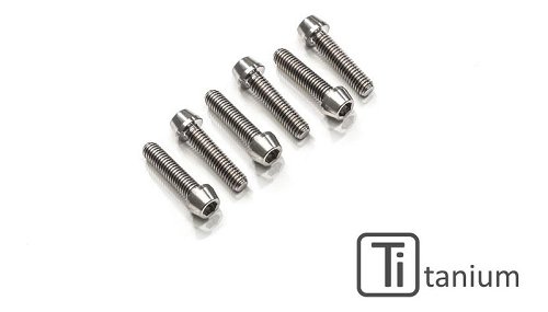 CNC Racing screw set, M8x25, 6 pcs, various applications,