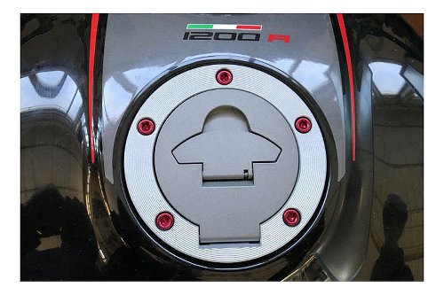 CNC Racing Ducati Tankdeckelschraubensatz Alu (5 stk) - schw