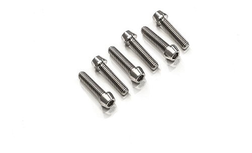 CNC Racing Clutch cover screw kit, M6x25, 6Pcs, Titanium -