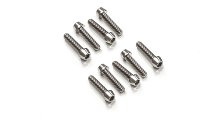 CNC Racing Clutch cover screw set, M6x25, 9Pcs, Titanium -