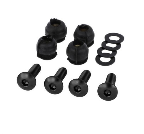 CNC Racing Kit viti cupolino originale, 4 pz., nero -