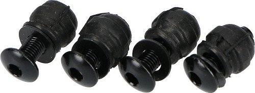 CNC Racing Kit viti cupolino originale, 4 pz., nero -