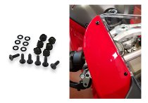 CNC Racing Kit viti cupolino originale, 6 pz., nero - Ducati