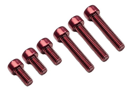 CNC Racing Aluminum screws kit (6 pcs) - several