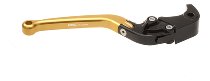 CNC Racing brake lever, folding, long, 190 mm, gold -