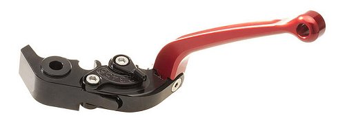 CNC Racing brake lever, folding, long, 190 mm, red - Aprilia