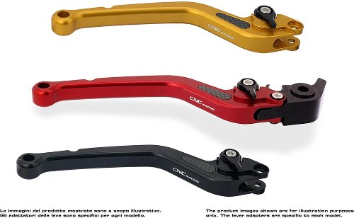 Palanca de freno CNC Racing, larga, 180 mm, dorada - Ducati