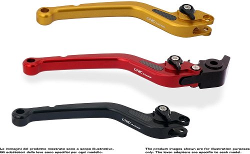 Palanca de freno CNC Racing, corta, 150 mm, negra - BMW S