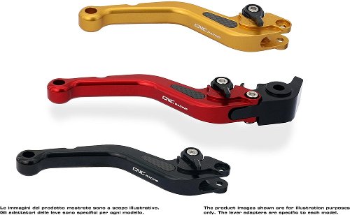 CNC Racing brake lever, short, 150 mm, black - Ducati