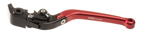 CNC Racing clutch lever, folding, long, 180 mm, red