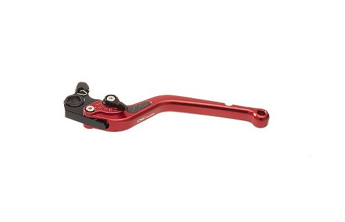 Levier d'embrayage CNC Racing, long, 180 mm, rouge