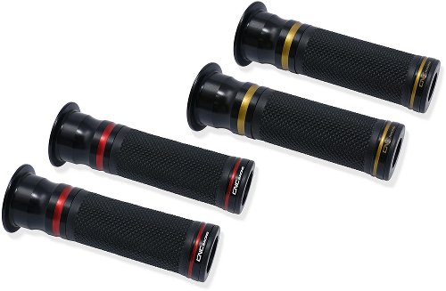 CNC Racing Grips, EVO, 2 pcs., 120 mm, Bicolor, black-gold -