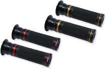 CNC Racing Grips, EVO, 2 pcs., 120 mm, Bicolor, black-gold -