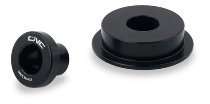 CNC Racing Adapter für Lenkerendspiegel, schwarz - Ducati