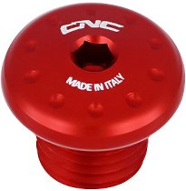 CNC Racing Mirror blanking plug, right side, M10x1.25, red -