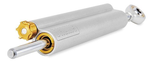 CNC Racing Steering damper, Ohlins, stroke 90mm, silver -