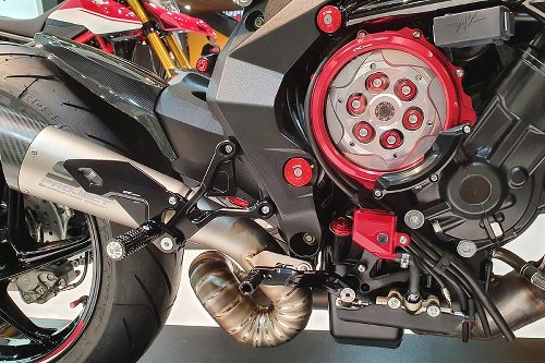 CNC Racing Pedane pilota regolabili, nero - MV Agusta