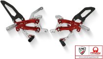 CNC Racing Adjustable rear sets RPS, folding, Carbonium,