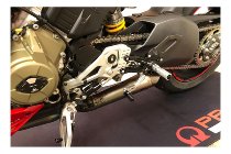CNC Racing Adjustable rearsets, Carbon, PRAMAC, black -