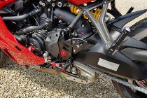 CNC Racing Pedane regolabili, pieghevole, nero - Ducati