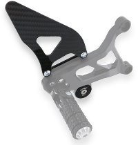 CNC Racing Heel guard kit for rearsets PE226, RH, black - MV