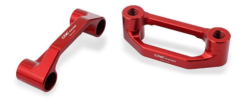 CNC Racing Abdeckplatten für hintere Fussrasten, 2 Stk., rot