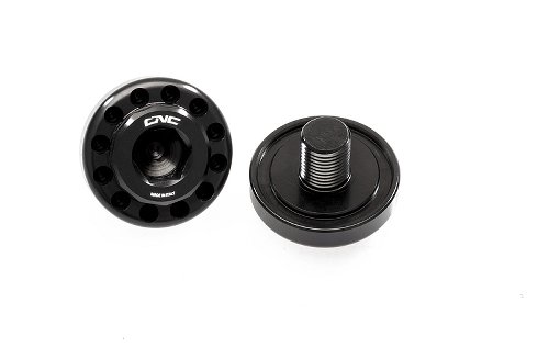 CNC Racing Central bolt kit for OEM rearsets, black - Ducati