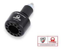 CNC Racing Lenker Endkappe, 1Stk., schwarz, PRAMAC -