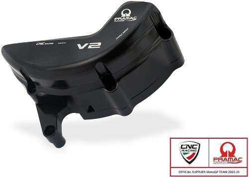 CNC Racing Generator cover protector, PRAMAC, black - Ducati