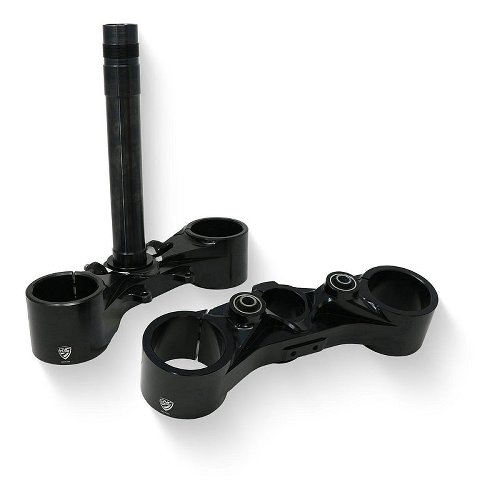 CNC Racing Triple clamps kit, black - Ducati Hypermotard 950