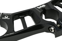 CNC Racing Triple clamps Top yoke, Ø53mm, black, PRAMAC -