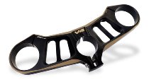 CNC Racing Piastre di sterzo, Ø53mm, nero/bronzo - Ducati
