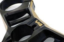 CNC Racing Piastre di sterzo, Ø53mm, nero/bronzo - Ducati