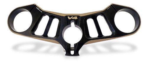 CNC Racing Piastre di sterzo, Ø53mm, nero/bronzo - Ducati