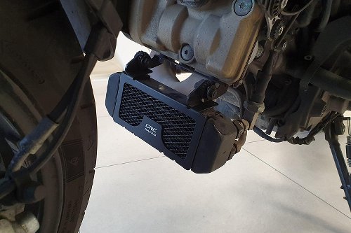 CNC Racing Oil Radiator Guard , black - Ducati Hypermotard